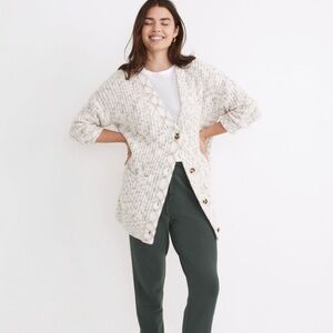 Madewell Space-Dye Cowen Cardigan Sweater XXL